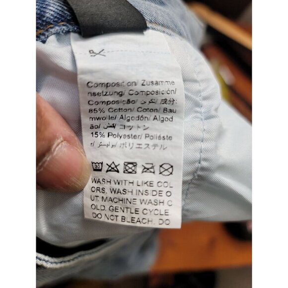 Denim Button-Front Skirt - Picture 10 of 10